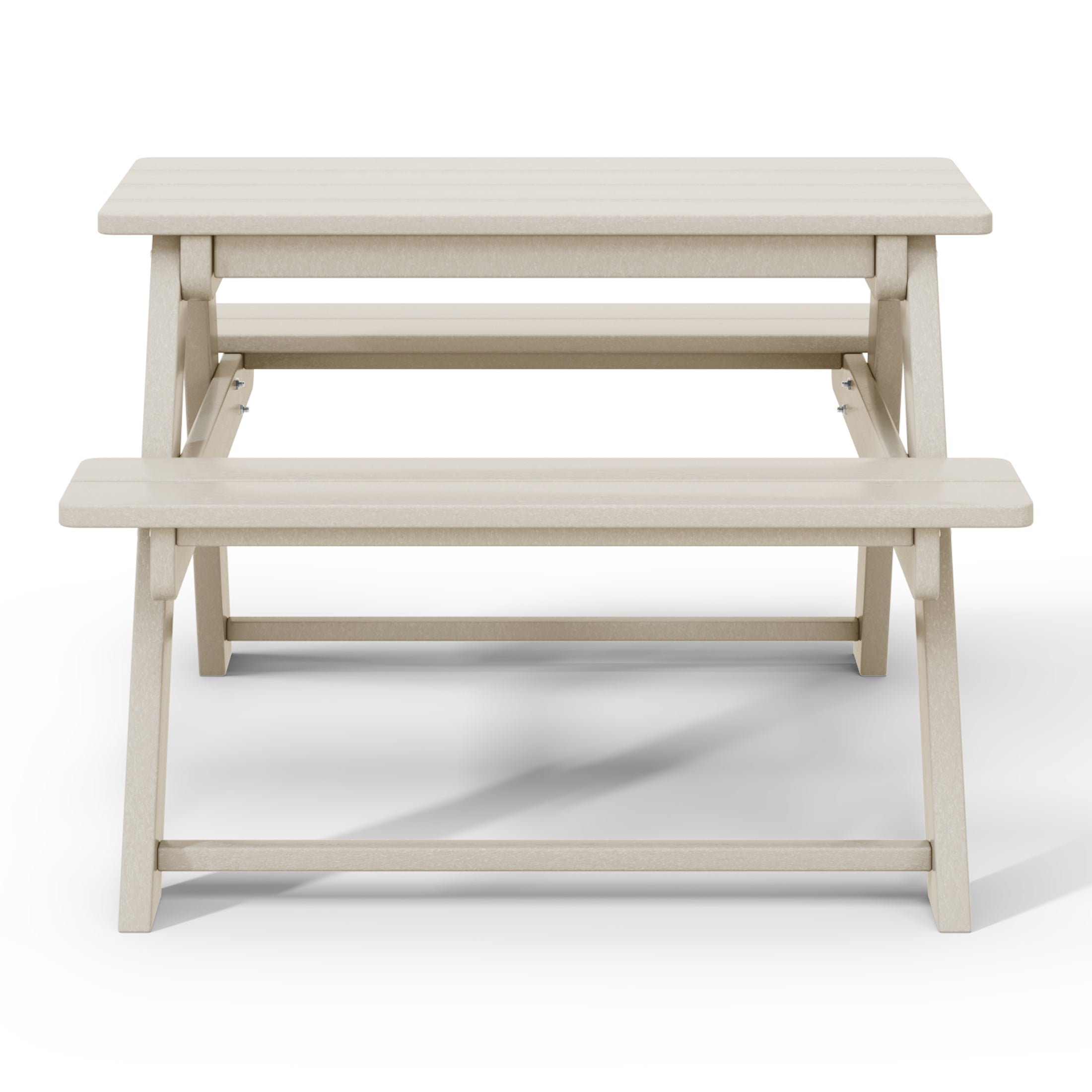Tiny Terraces Kids' All-Weather Outdoor Picnic Table Seahawk Designs Kids Picnic Tables