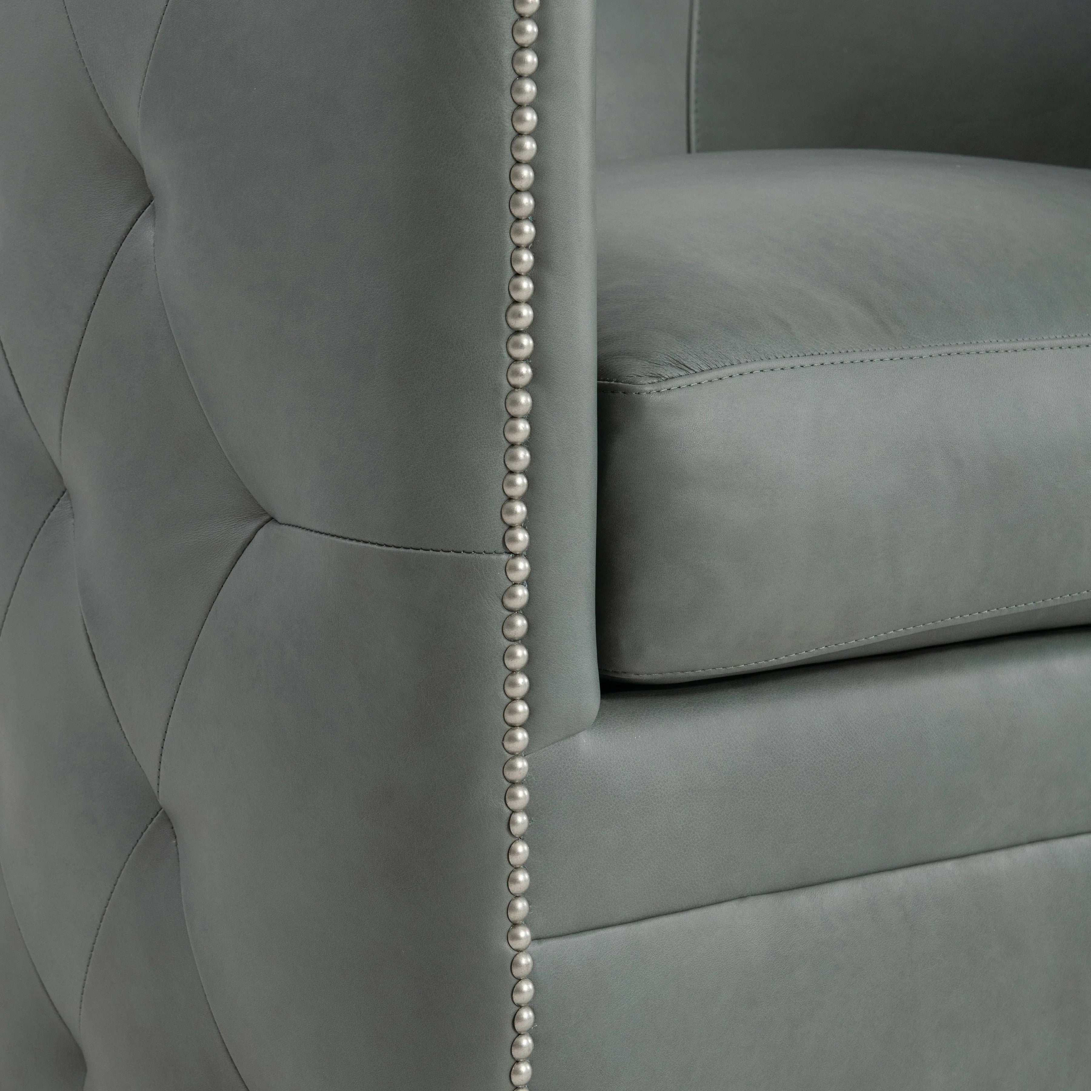 Palazzo Leather Swivel Chair Bernhardt Living