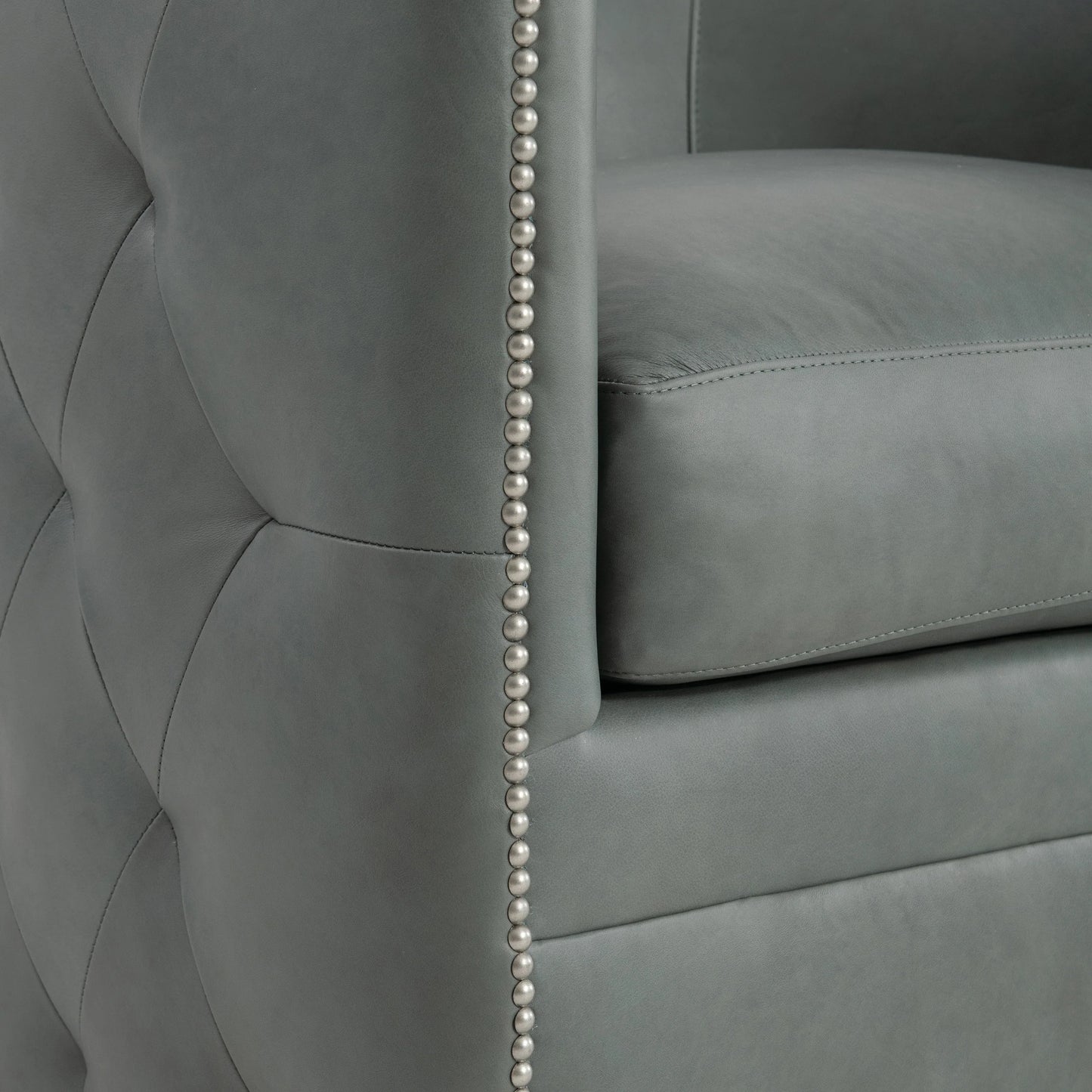 Palazzo Leather Swivel Chair Bernhardt Living
