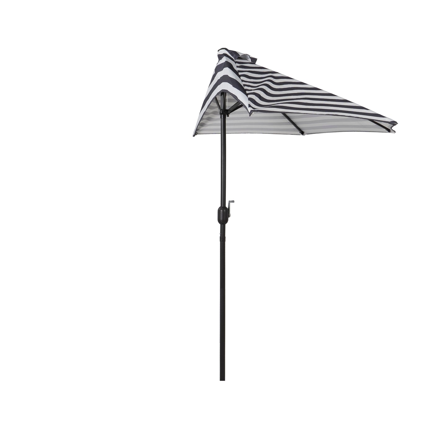 Kona 9ft Half Market Umbrella Black Seahawk Designs Patio Umbrellas