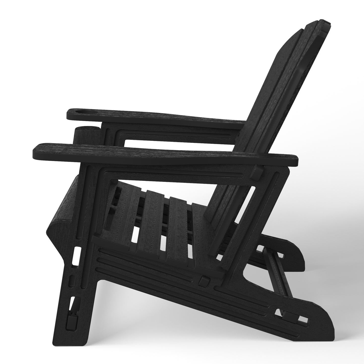 Snap'n Lock Adirondack Chair with Cupholder (No Tools or Hardware) Seahawk Designs Adirondack Chairs