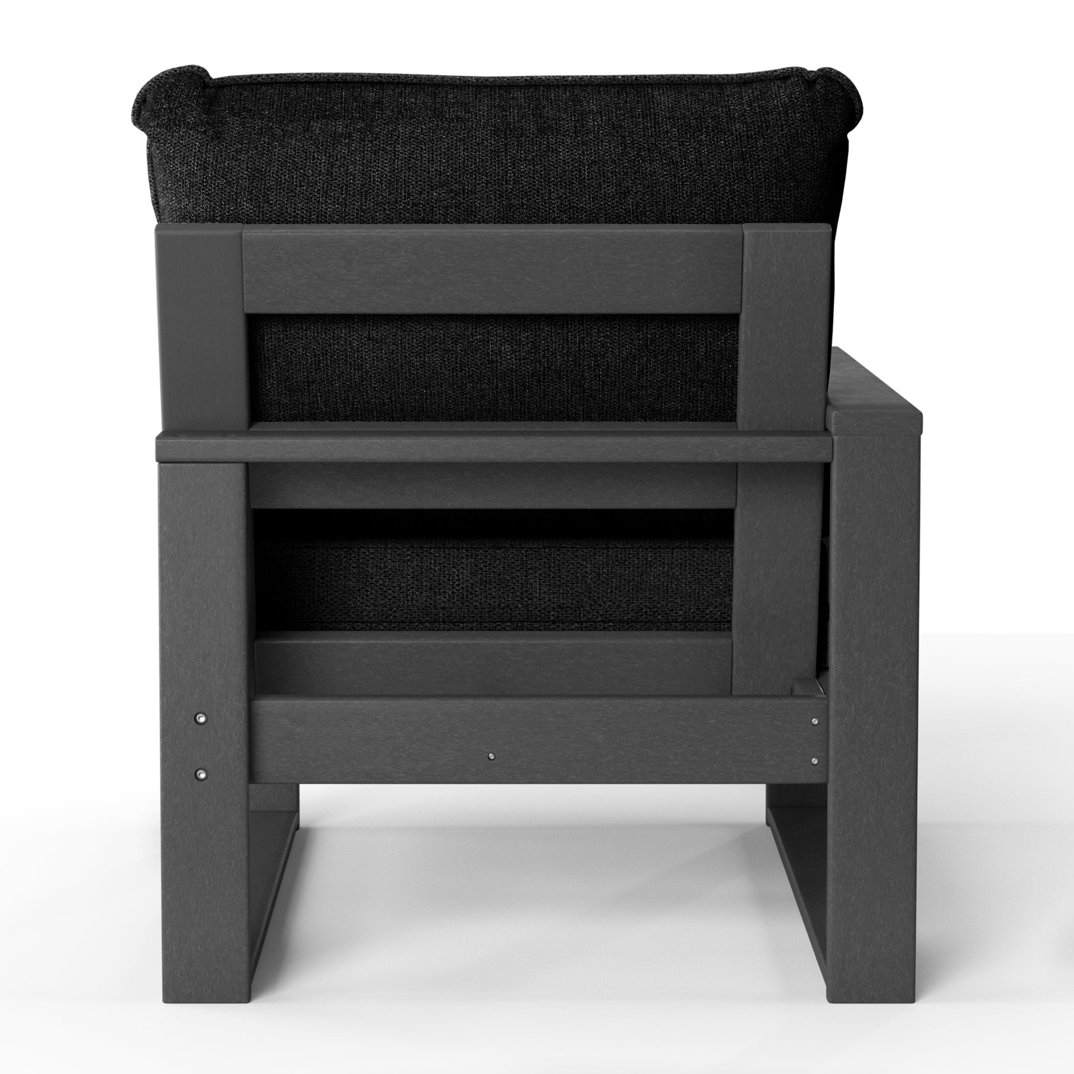 Signature All-Weather Outdoor Modular Patio Deep Seating Left Arm Chair (Left Arm Sectional Seat) Seahawk Designs Patio Chairs