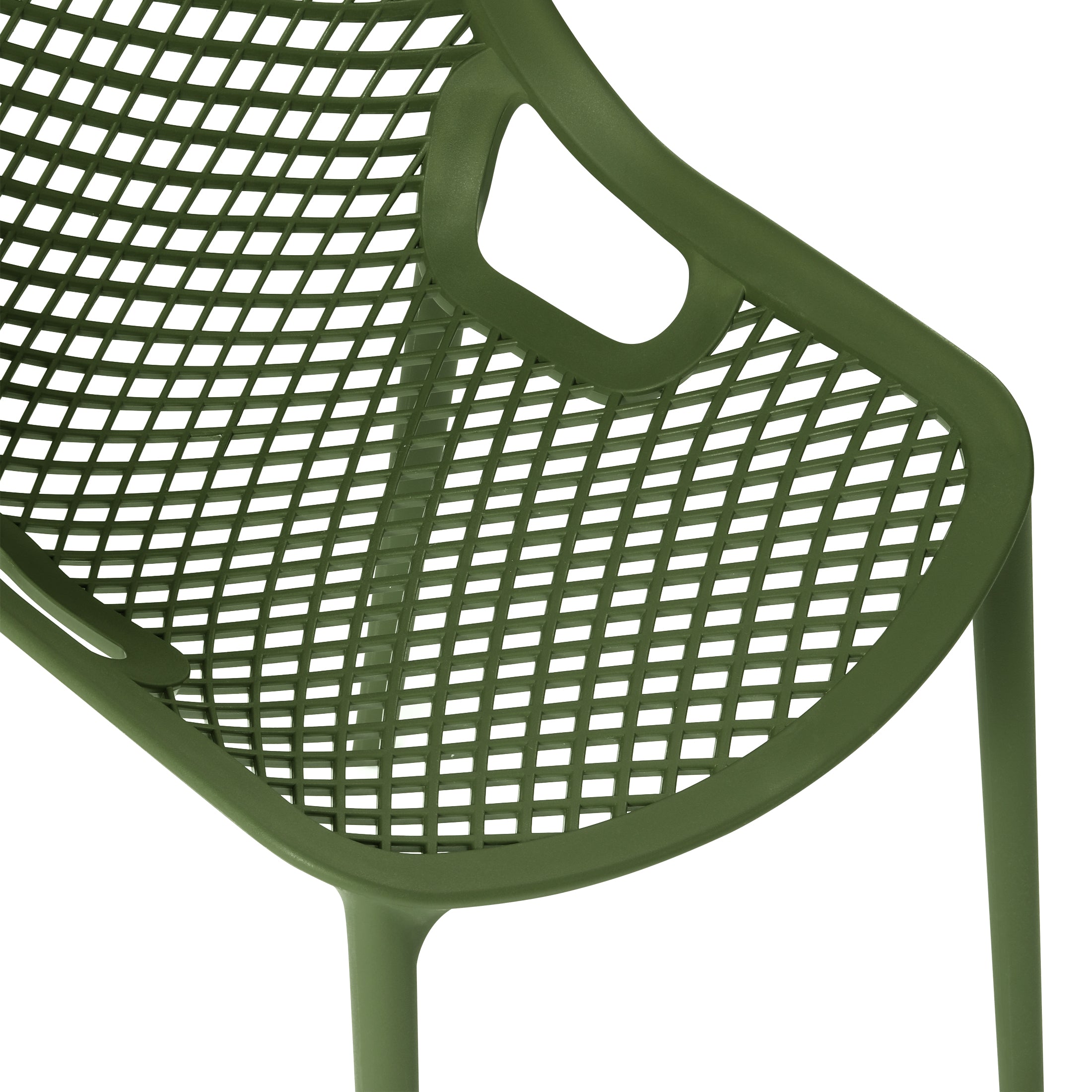 Polyform Stacking Dining Side Chair (Set of 2) Seahawk Designs Patio Dining Chairs