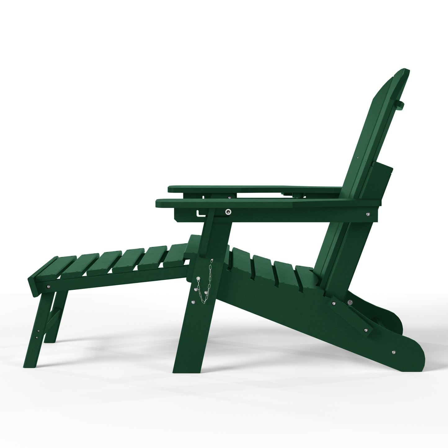 Chatham Folding Adjustable Adirondack Chair with Cup Holder and Hideaway Ottoman Seahawk Designs Adirondack Chairs