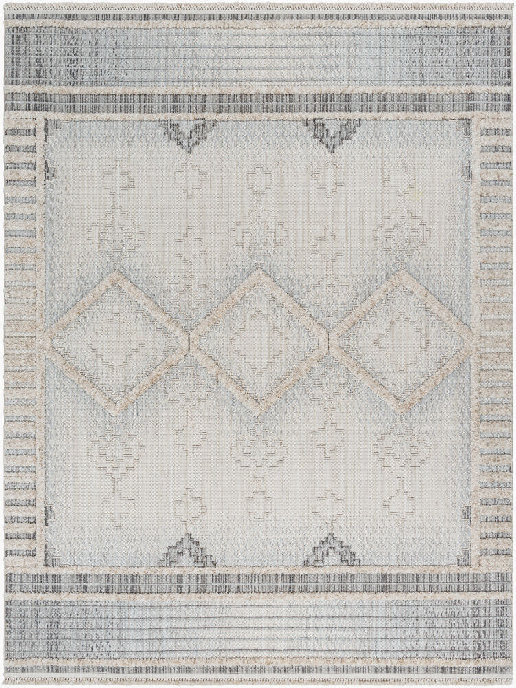 Zaragoza Machine Woven Rug — Charcoal/Cream