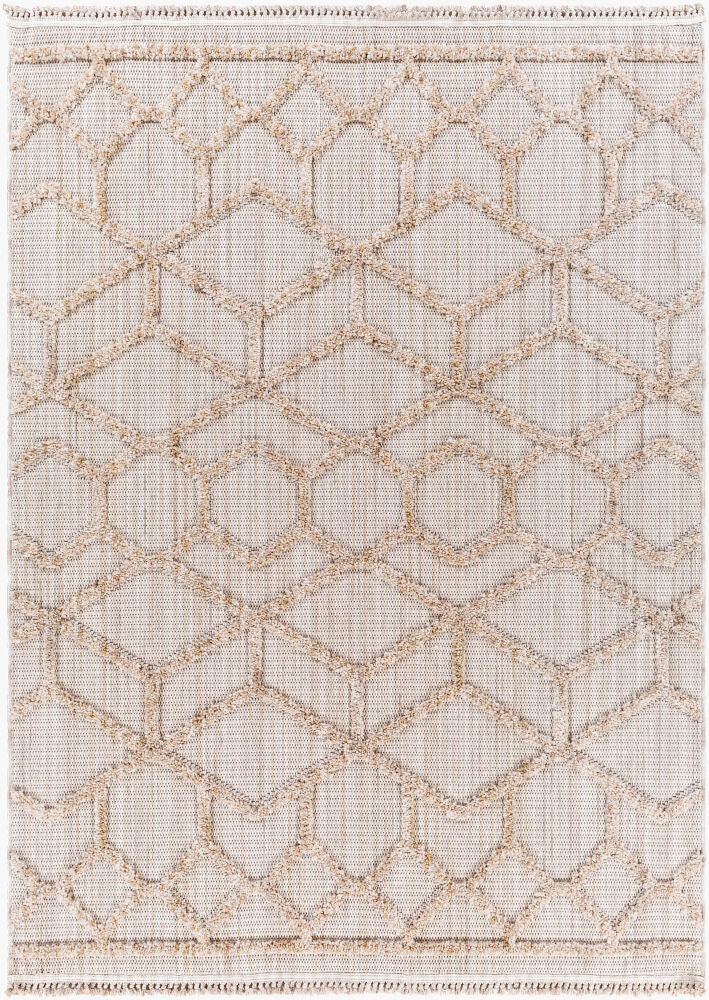 Zaragoza Machine Woven Rug — Cream/Light Beige