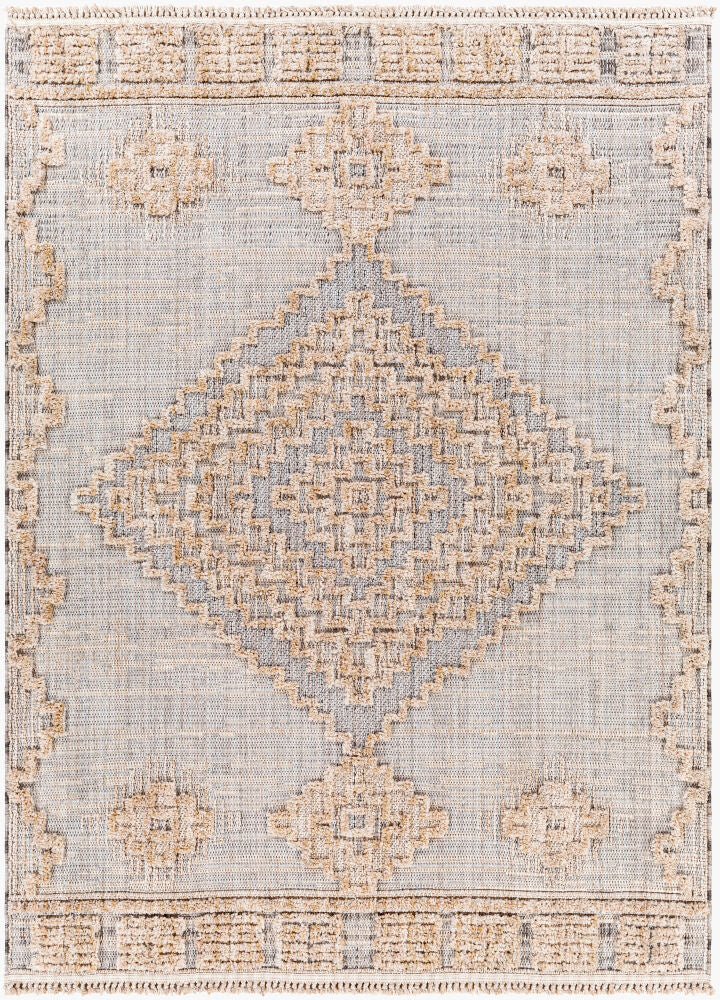 Zaragoza Machine Woven Rug — Charcoal/Cream