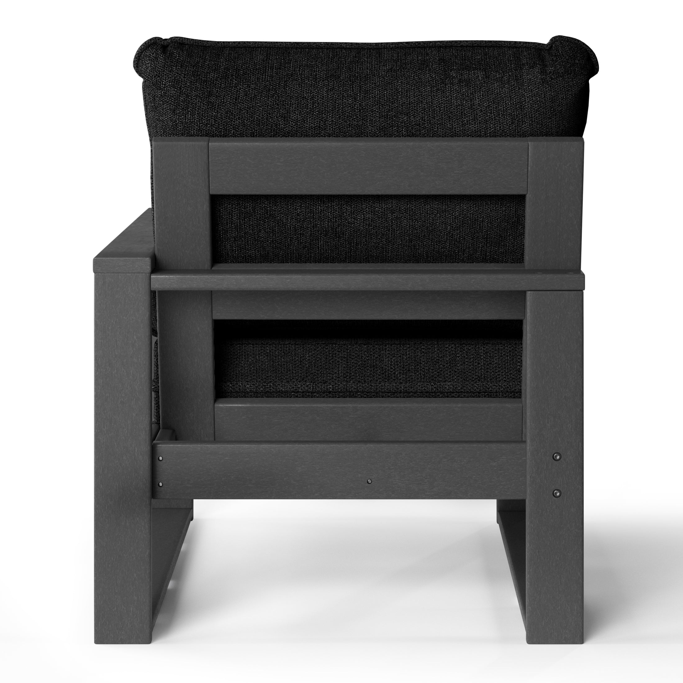 Signature All-Weather Outdoor Modular Patio Deep Seating Right Arm Chair (Right Arm Sectional Seat) Seahawk Designs Patio Chairs