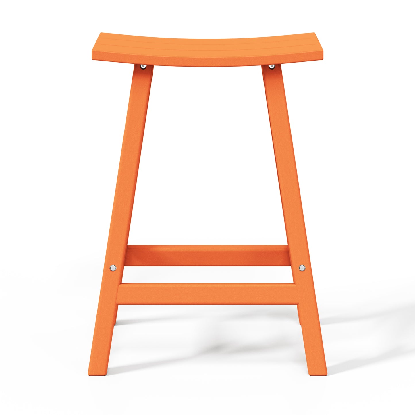Stockholm All-Weather Outdoor Saddle Counter Stool (24" Height) Seahawk Designs Patio Bar & Counter Stools