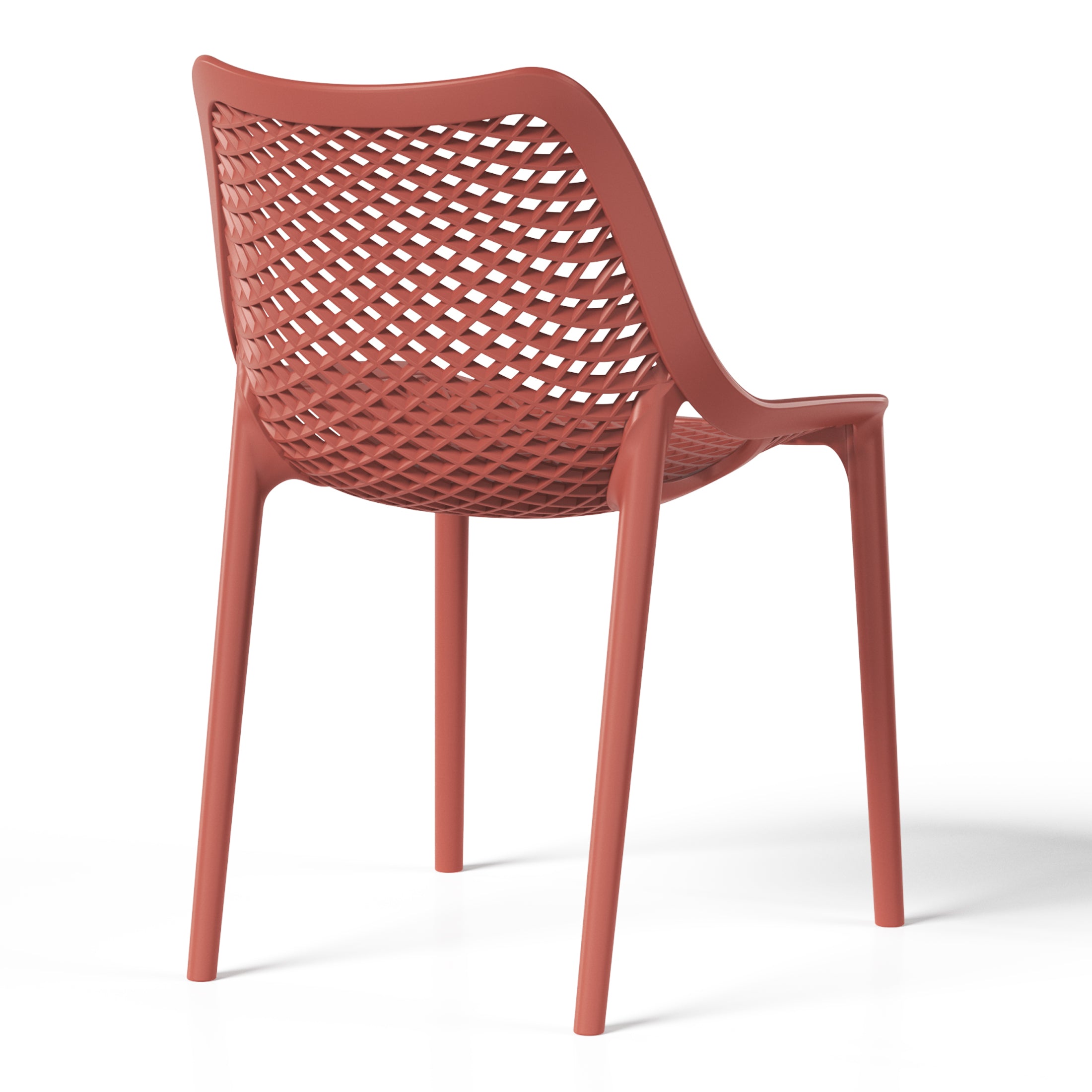 Polyform Stacking Dining Side Chair (Set of 2) Seahawk Designs Patio Dining Chairs