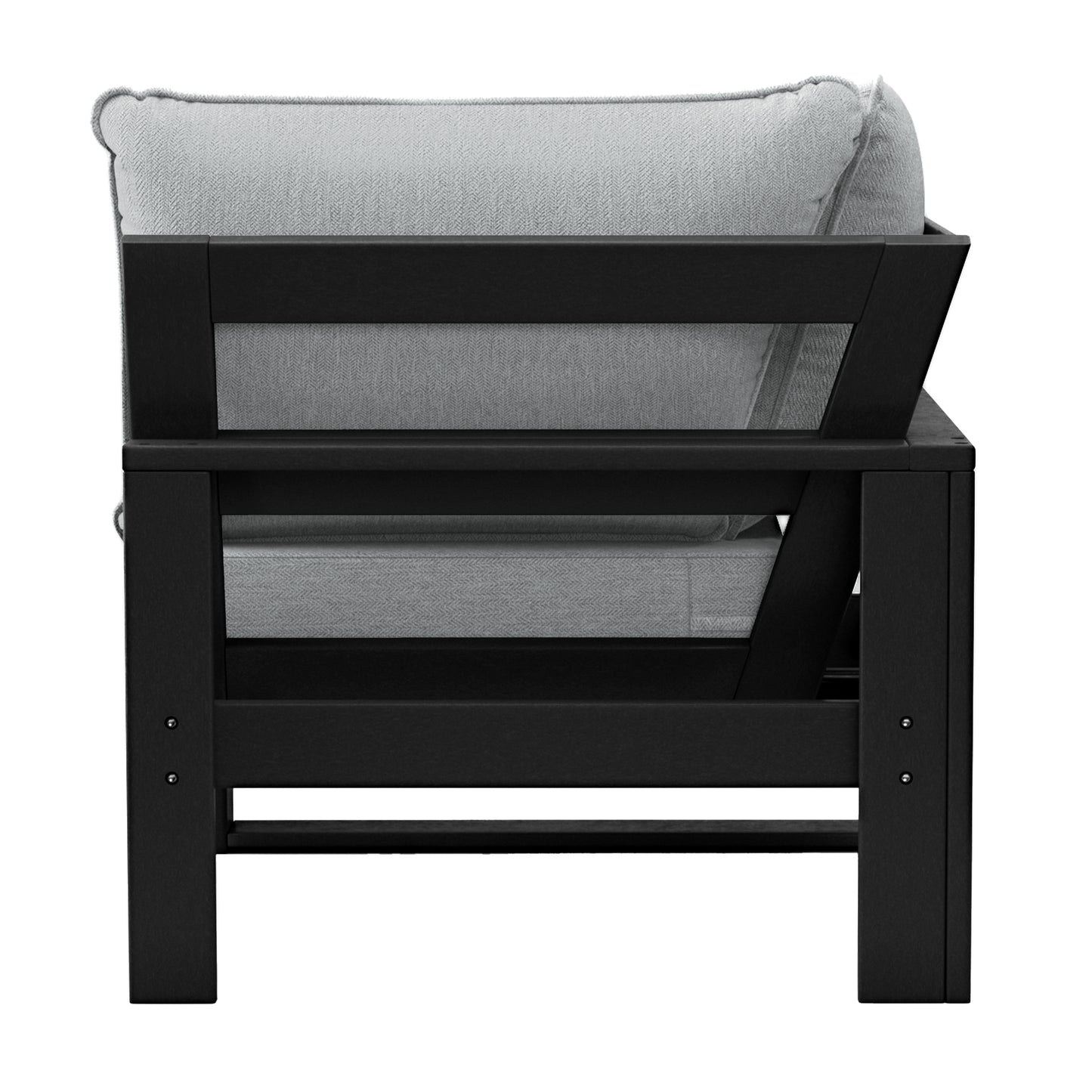 Signature All-Weather Outdoor Modular Patio Deep Seating Corner Chair (Corner Sectional Seat) Seahawk Designs Patio Chairs