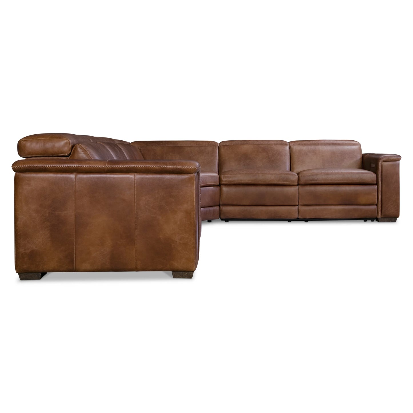 Lioni Leather Power Motion Sectional Bernhardt Living